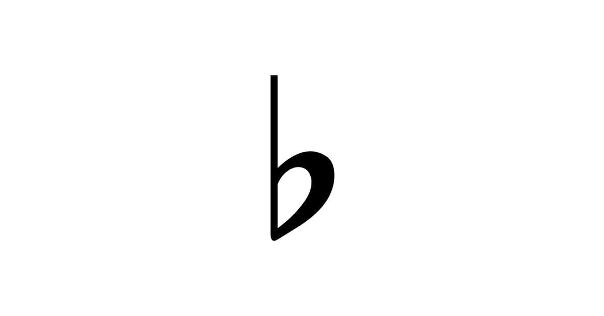 flat symbol