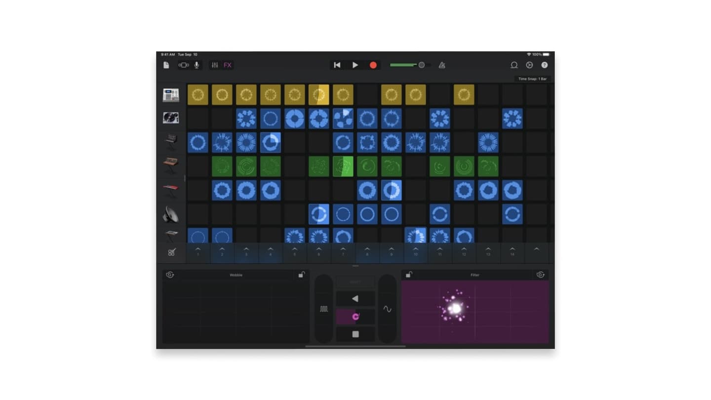 garage band ios daw